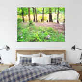 Ruhiger See mit Wildblumen Leinwanddruck (Insitu (Schlafzimmer))