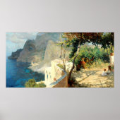Ruhiger Sommernachmittag in Capri, Brioschi Othmar Poster (Vorne)