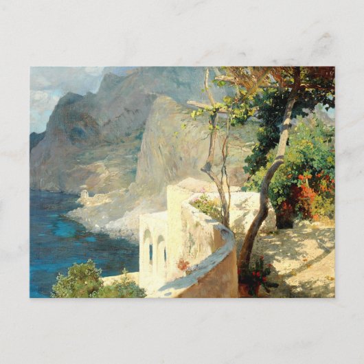 Ruhiger Sommernachmittag in Capri, Brioschi Othmar Postkarte (Vorderseite)