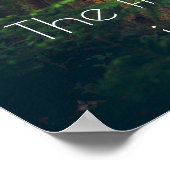 Ruhiger Sommerwald Poster (Ecke)