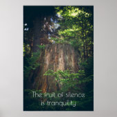 Ruhiger Sommerwald Poster (Vorne)