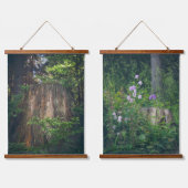 Ruhiger Sommerwald Wandteppich Mit Holzrahmen (Doppelt)