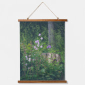 Ruhiger Sommerwald Wandteppich Mit Holzrahmen (Vorderseite 2)