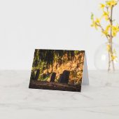 Ruhiger Sonnenuntergang Karte (Gelbe Blume)