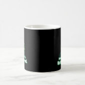 Ruhiger Starker Unbeeindruckter Wolf Minimal Zitat Kaffeetasse (Mittel)