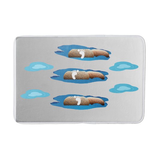 Ruhiger Steinweg Bathmat Badematte (Vorderseite)