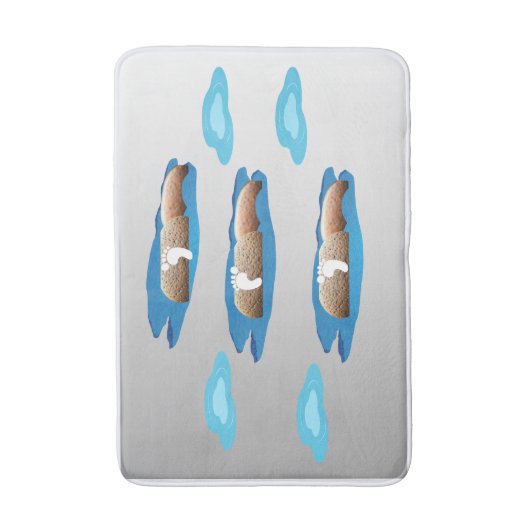 Ruhiger Steinweg Bathmat Badematte (Vorderseite Vertikal)