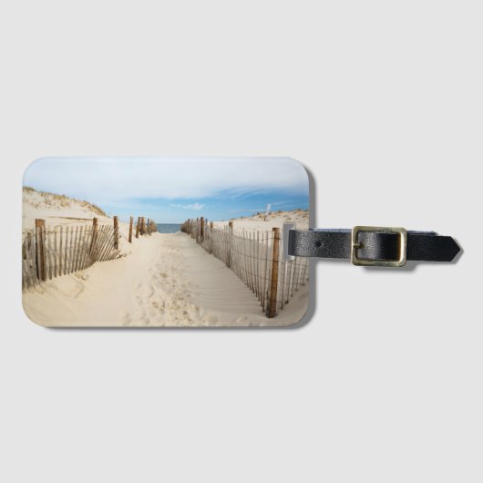 Ruhiger Strand Gepäckanhänger (Vorderseite (Horizontal))