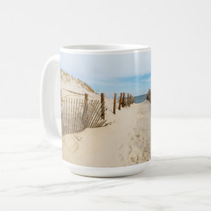 Ruhiger Strand Kaffeetasse