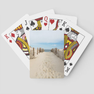 Ruhiger Strand Spielkarten