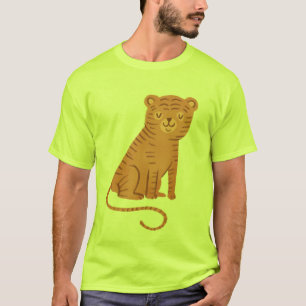 "Ruhiger Streifen-Tiger" T-Shirt