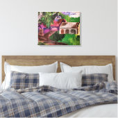 Ruhiger Tag auf einem Bauernhof in Vermont Leinwanddruck (Insitu (Schlafzimmer))