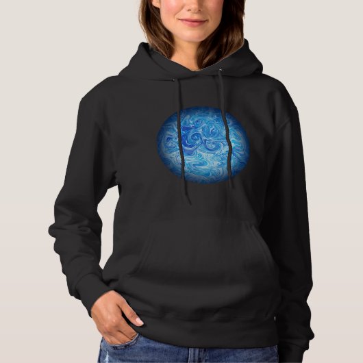 Ruhiger Tide Ästhetik Hoodie (Vorderseite)