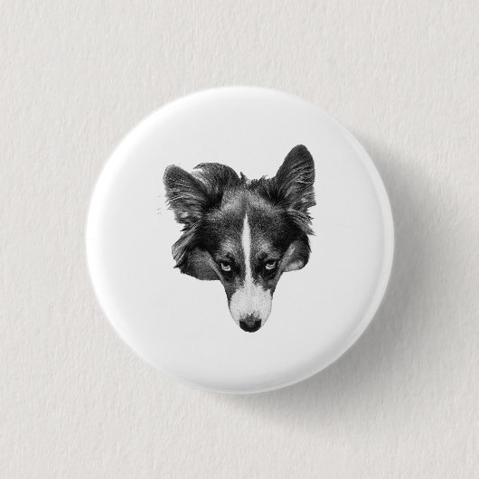 ruhiger Ton Augen Button (Vorderseite)