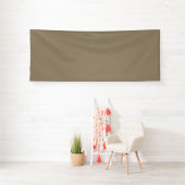 Ruhiger und einfacher brauner texturierter Hinterg Banner (Insitu)