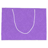 Ruhiger und einfacher limettgrüner texturierter Hi Große Geschenktüte (Rückseite)