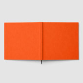 Ruhiger und einfacher orange texturierter Hintergr Gästebuch (Voll)