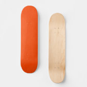 Ruhiger und einfacher orange texturierter Hintergr Skateboard (Vorderseite)