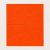 Ruhiger und einfacher orangefarbener texturierter  visitenkarten (Außenseite Aufgefaltet)