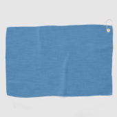 Ruhiger und einfacher, texturierter blauer Hinterg Golfhandtuch (Horizontal)