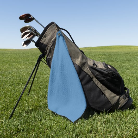 Ruhiger und einfacher, texturierter blauer Hinterg Golfhandtuch (Gras)