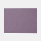 Ruhiger und einfacher violetter texturierter Hinte Fußmatte (Vorderseite)