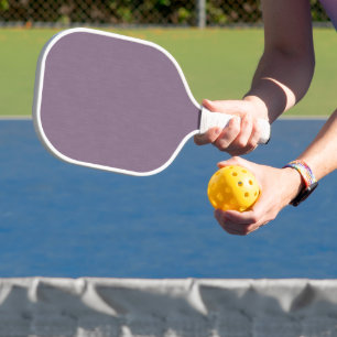 Ruhiger und einfacher violetter texturierter Hinte Pickleball Schläger
