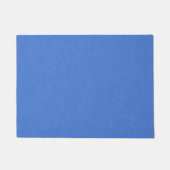 Ruhiger und einfacher visueller blauer texturierte fußmatte (Vorderseite)