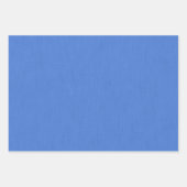 Ruhiger und einfacher visueller blauer texturierte geschenkpapier set (Vorderseite)
