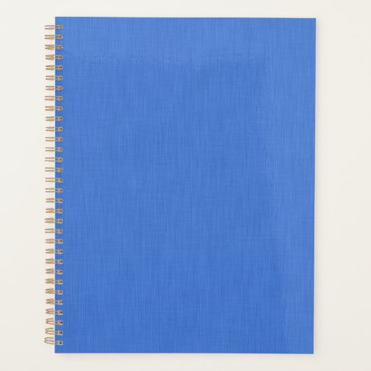 Ruhiger und einfacher visueller blauer texturierte planer (Vorderseite)