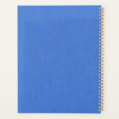 Ruhiger und einfacher visueller blauer texturierte planer (Rückseite)