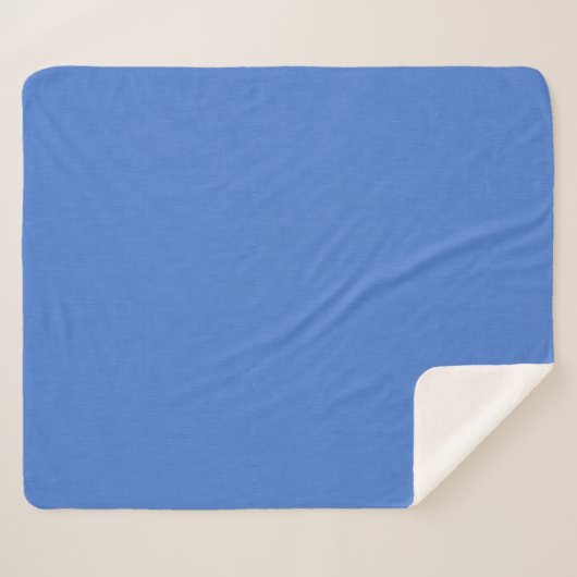 Ruhiger und einfacher visueller blauer texturierte sherpadecke (Vorderseite (Horizontal))