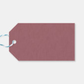 Ruhiger und einfacher visueller lila texturierter  geschenkanhänger (Rückseite Horizontal)