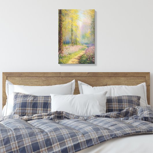 Ruhiger Wald Leinwanddruck (Insitu (Schlafzimmer))