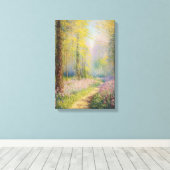 Ruhiger Wald Leinwanddruck (Insitu (Holzboden))