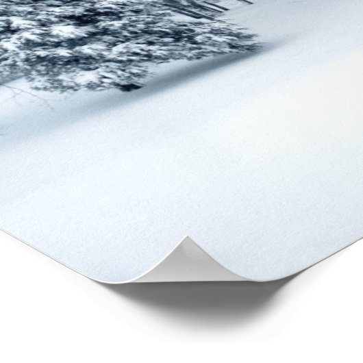 ruhiger Wald Poster (Ecke)