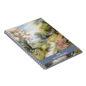 Ruhiger Weg durch Blume Notizblock (Rechte Seite)