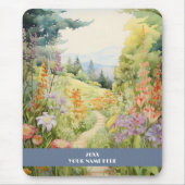 Ruhiger Weg durch den Wald Mousepad (Vorne)