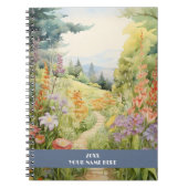 Ruhiger Weg durch den Wald Notizblock (Vorderseite)