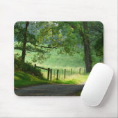 "Ruhiger Weg-" - Land-Weg-Landschaft Mousepad (Mit Mouse)