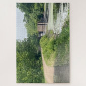 Ruhiger Weg neben dem Kanal Puzzle (Vertikal)
