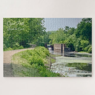 Ruhiger Weg neben dem Kanal - ruhige Rätsel Puzzle