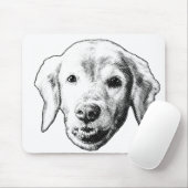 Ruhiger Welpe Fokus Mousepad (Mit Mouse)