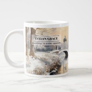 Ruhiger Winter Kensington Gardens London Tasse