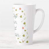 Ruhiger Winterbecher – Cozy Minimal Design Milchtasse (Rechts)