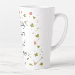 Ruhiger Winterbecher – Cozy Minimal Design Milchtasse