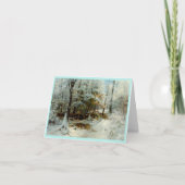 Ruhiger Winternachmittag Karte (Vorderseite)