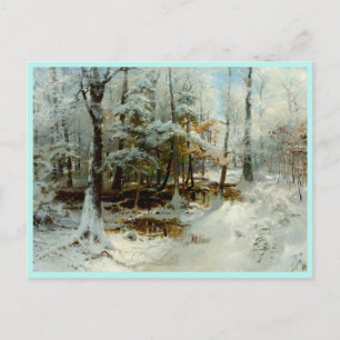 Ruhiger Winternachmittag Postkarte
