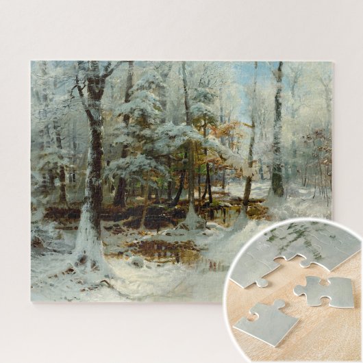 Ruhiger Winternachmittag von William Bliss Baker Puzzle