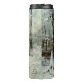 Ruhiger Winternachmittag von William Bliss Baker Thermosbecher (Rückseite)